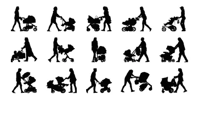 15 objects in different positions.