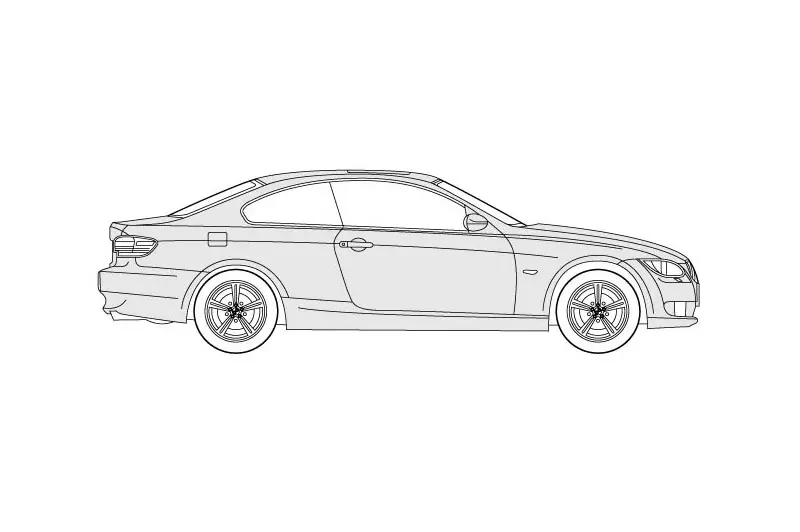 BMW 3 Coupe - see other views on PDF overview