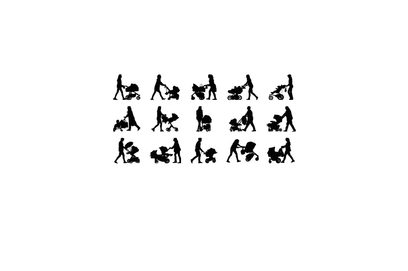 Strollers and Prams for Sketchup