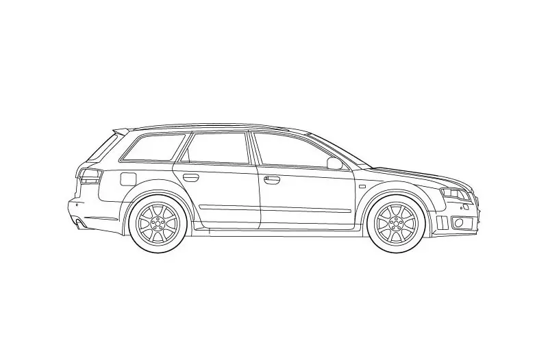 Audi RS4 Avant for Revit