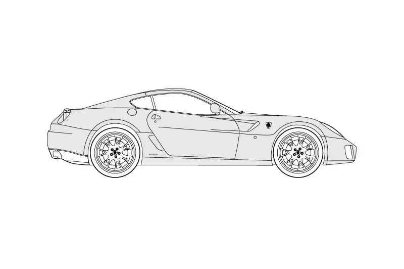 Ferrari 599GTB - see other views on PDF overview