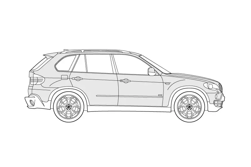 BMW X5 - see pdf overview for other views
