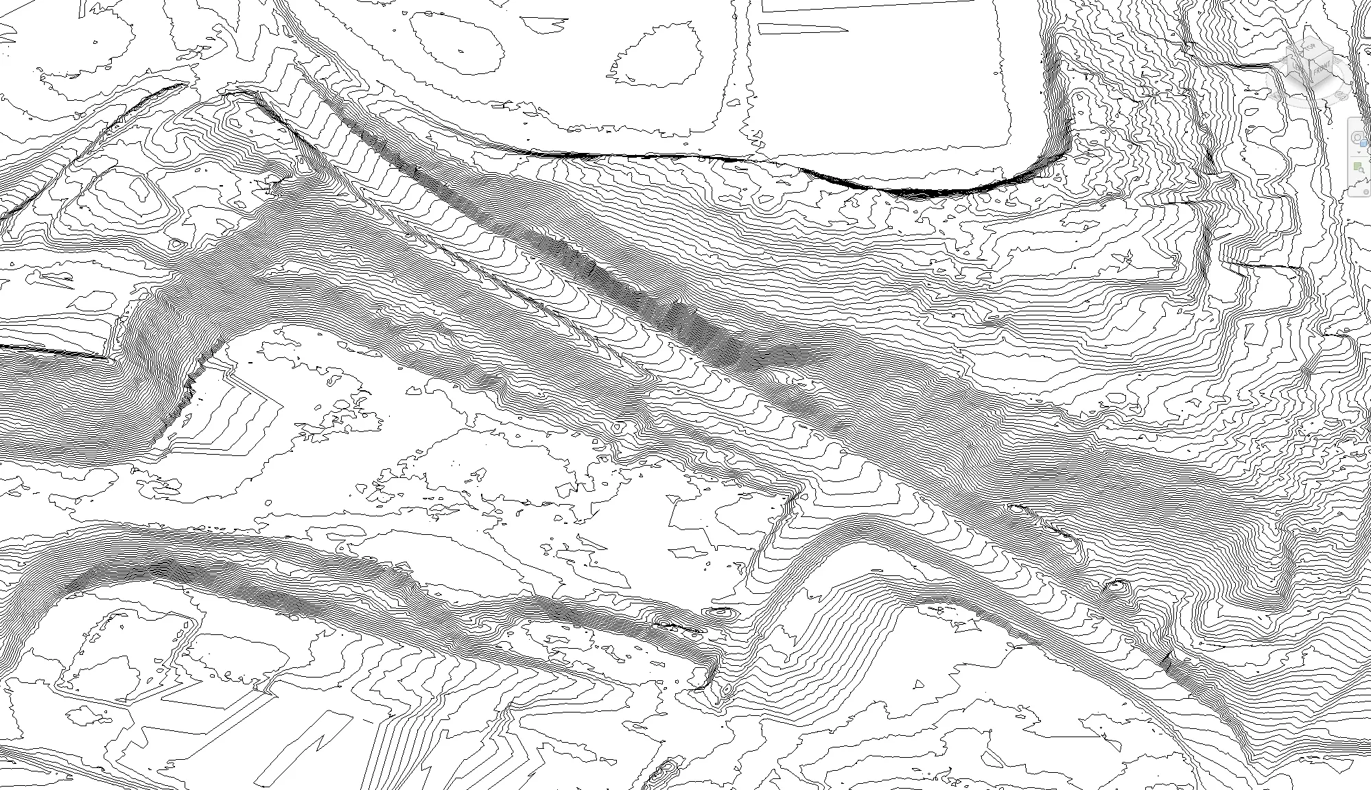 Revit terrain generated from Lidar