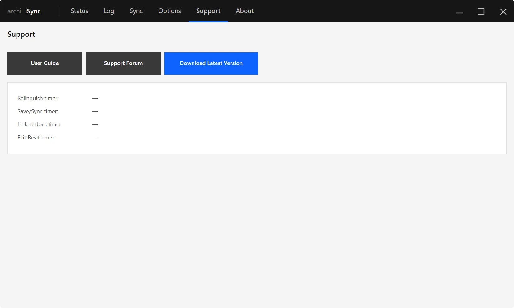 iSync support center for Revit with help, update, and support resources.